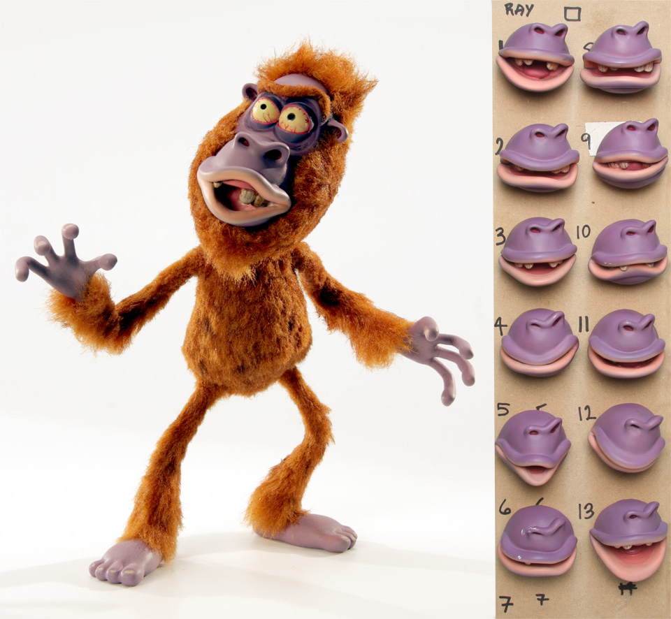 Powerhouse Collection - Claymation puppet and phonetic mouths